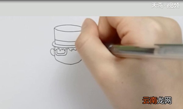 怪盗基德简笔画