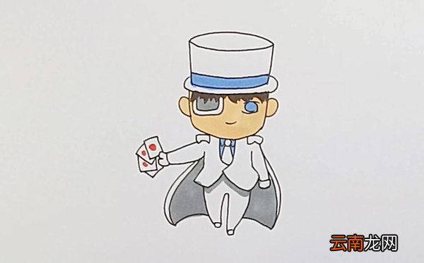 怪盗基德简笔画