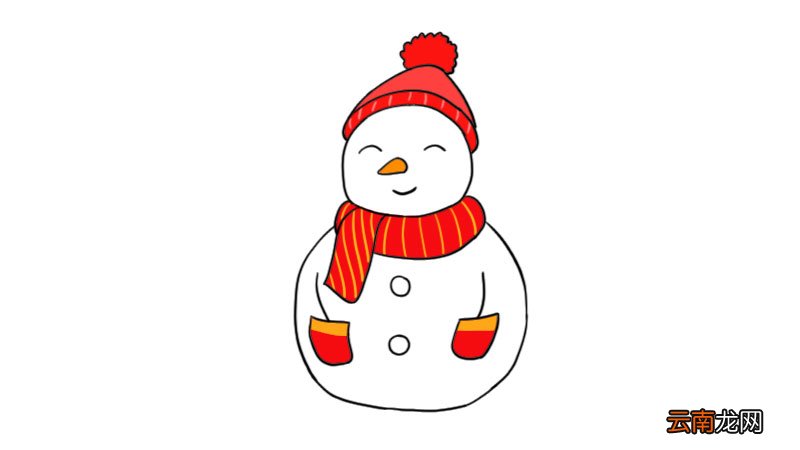 雪人简笔画