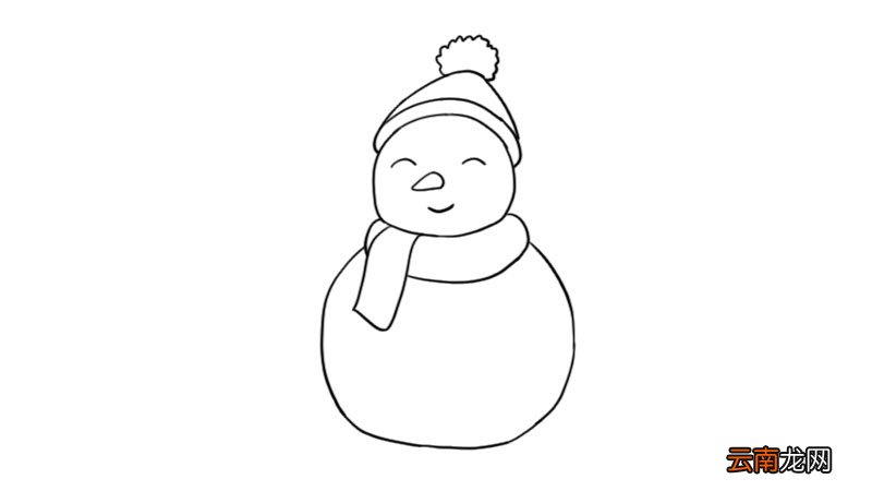 雪人简笔画