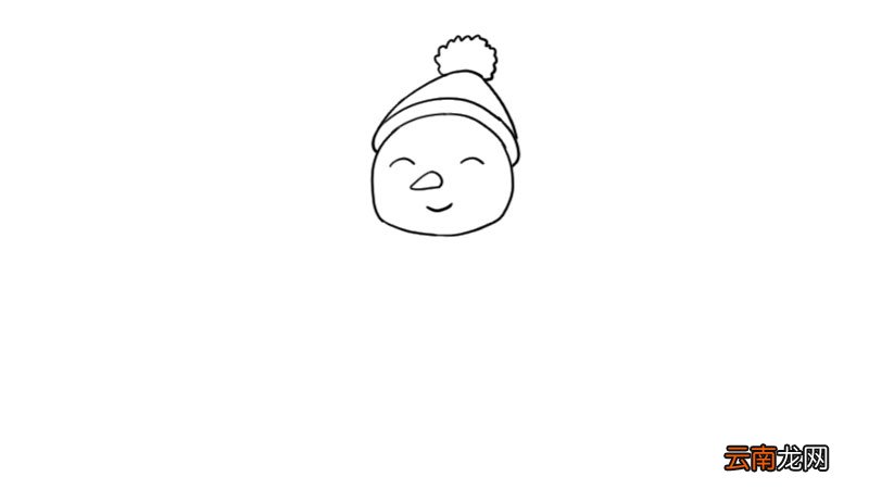 雪人简笔画