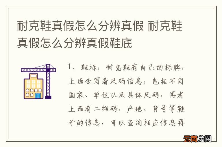 耐克鞋真假怎么分辨真假 耐克鞋真假怎么分辨真假鞋底
