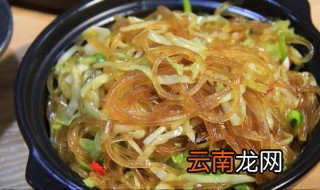 怎么做包菜粉丝 制作包菜粉丝的方法