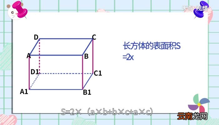 正方体和长方体的表面积公式正方体和长方体的表面积公式是什么