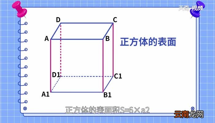 正方体和长方体的表面积公式正方体和长方体的表面积公式是什么