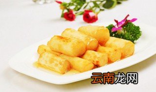 蜜汁淮山做法图解 蜜汁山药的做法