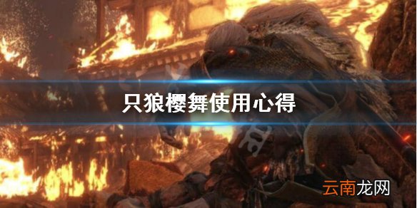 只狼影逝二度樱舞怎么用 只狼樱舞使用心得