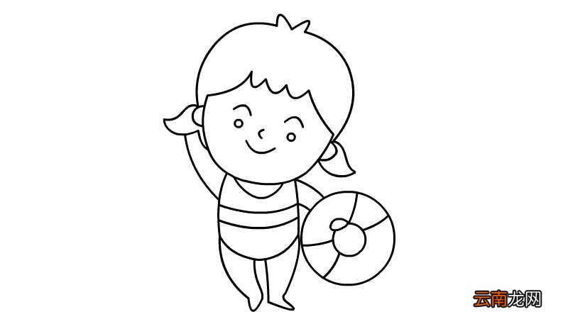 游泳简笔画画法游泳简笔画怎么画
