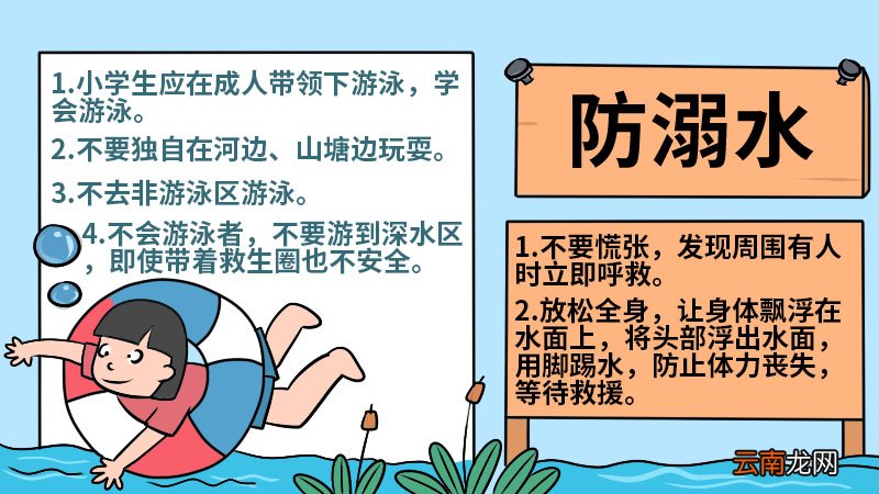 防溺水手抄报防溺水手抄报教程
