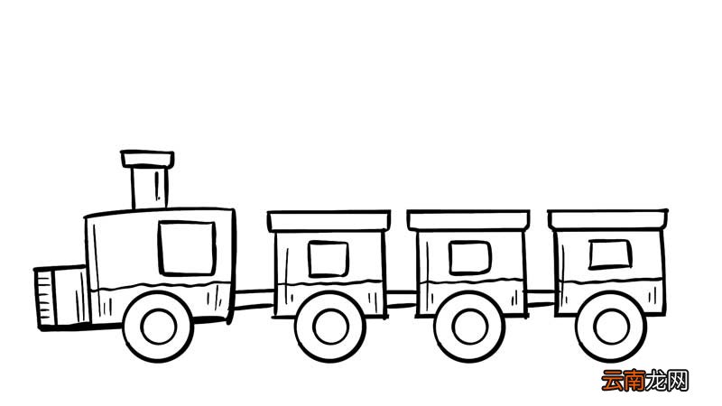 小火车简笔画 小火车简笔画画法
