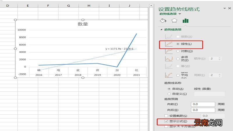 excel求曲线上每一点的斜率