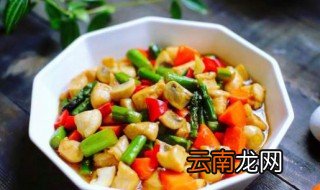 蘑菇芦笋炒鸡丁的做法 蘑菇芦笋炒鸡丁的营养简介