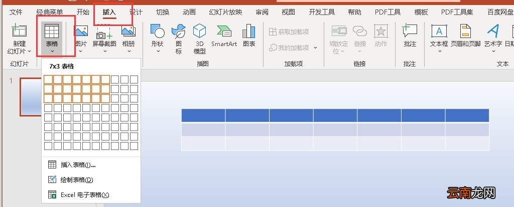 PPT表格样式怎么设置