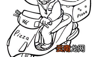 摩托车简笔画 你学会了吗