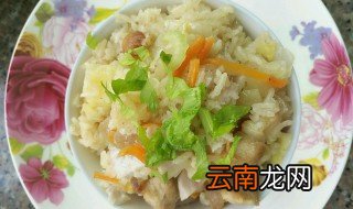大米咸饭做法图解 大米咸饭怎么做