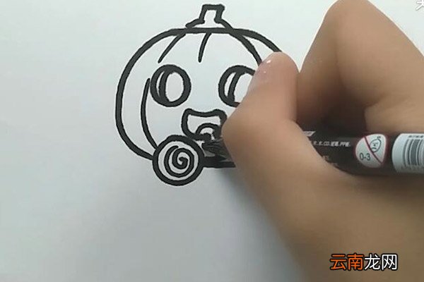 万圣节南瓜精灵简笔画 万圣节南瓜精灵怎么画