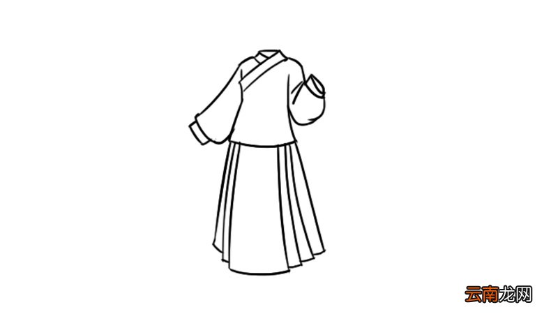 古装衣服简笔画