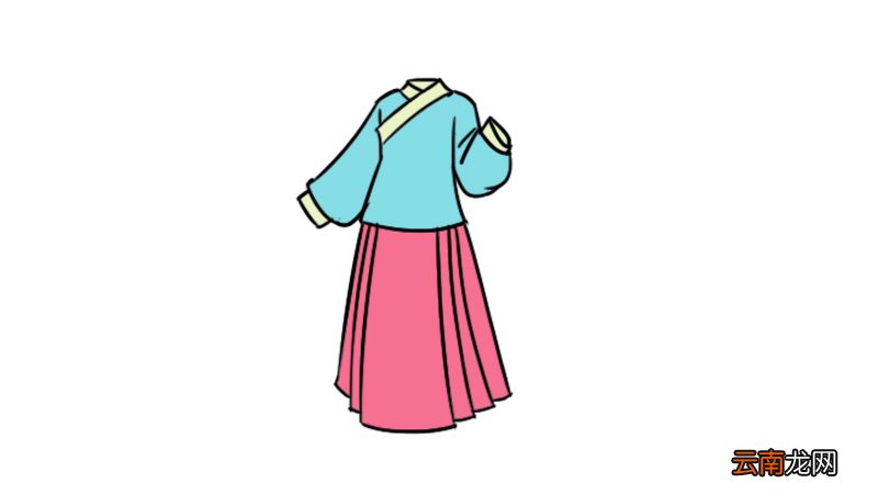 古装衣服简笔画