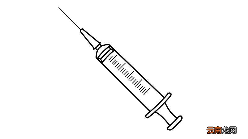 针筒简笔画怎么画针筒简笔画画法