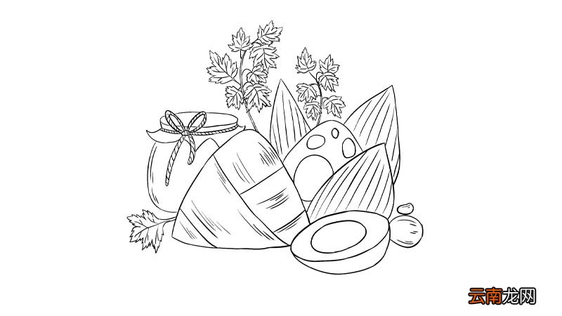 端午节简笔画的步骤端午节简笔画的画法