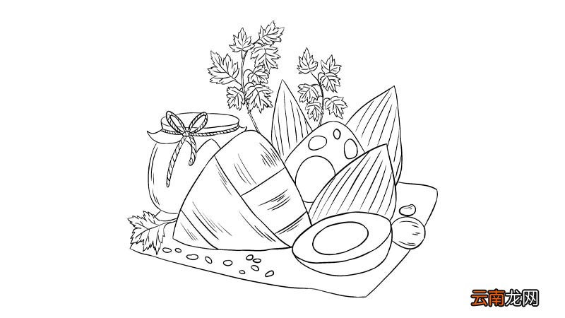 端午节简笔画的步骤端午节简笔画的画法