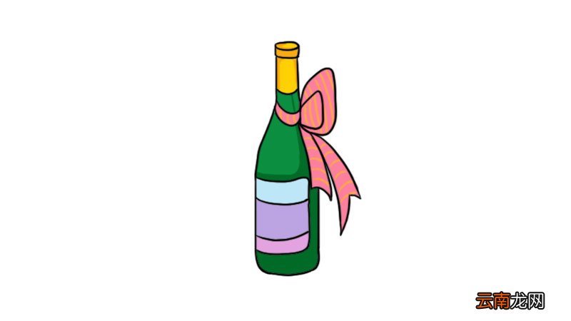 元旦啤酒简笔画