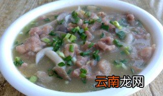 肉片汤怎么做 如何做肉片汤