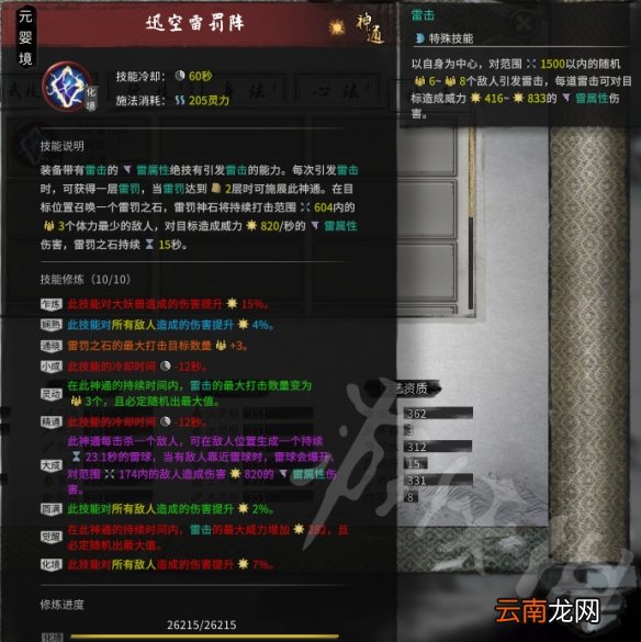鬼谷八荒雷修化神悟道怎么搭配 雷修化神悟道搭配思路