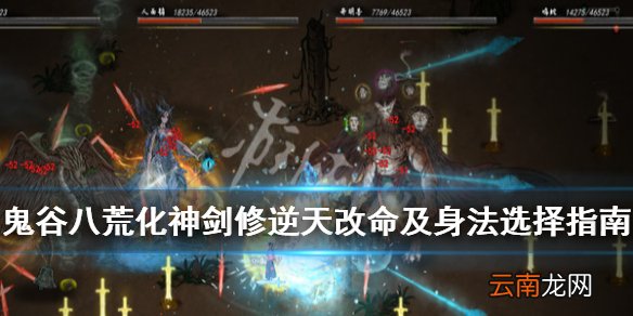 鬼谷八荒化神剑修逆天改命及身法选择指南 化神剑修怎么玩