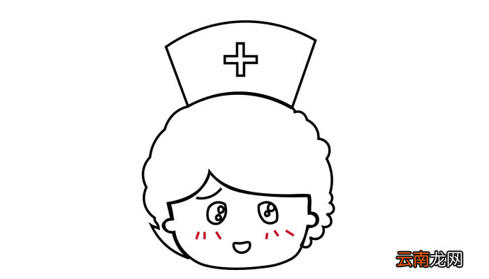 护士动漫头像简笔画 护士动漫头像简笔画怎么画