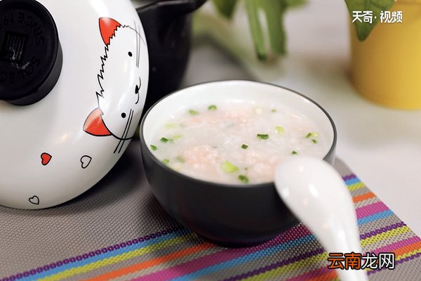 虾仁粥的做法