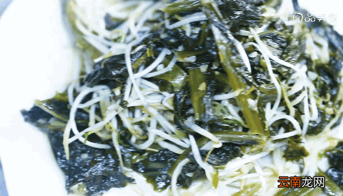 雪里蕻炒绿豆芽做法雪里蕻炒绿豆芽怎么做