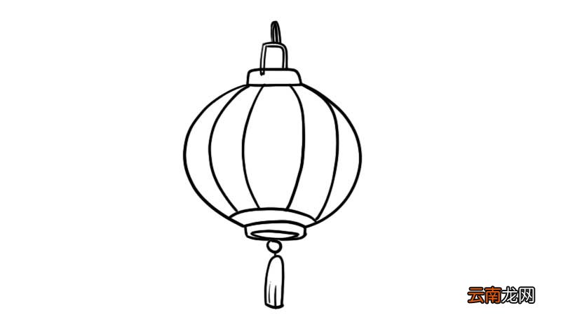 花灯简笔画