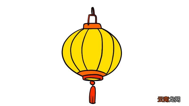 花灯简笔画
