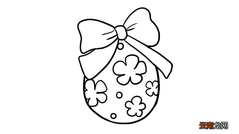 复活节彩蛋简笔画