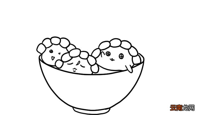 冬至简笔画