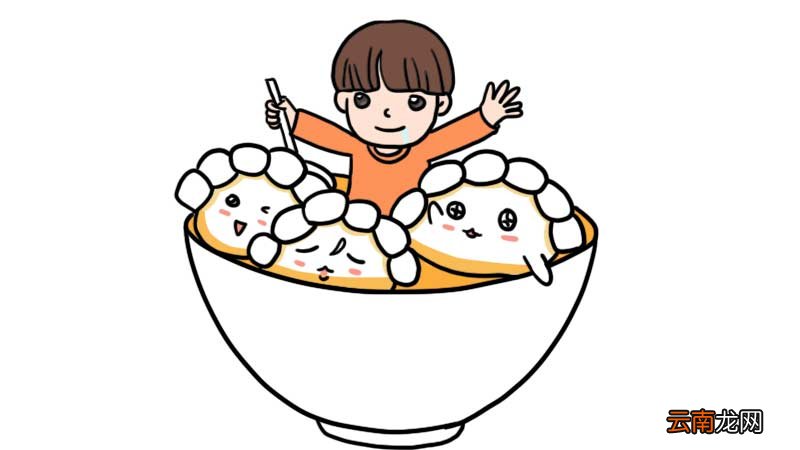 冬至简笔画