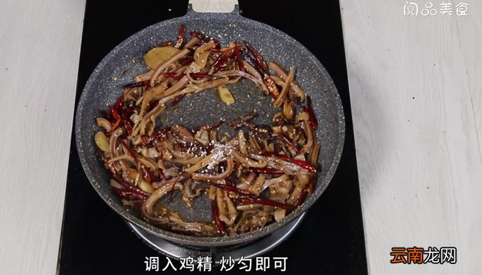 辣炒干鱿鱼丝 辣炒干鱿鱼丝的做法