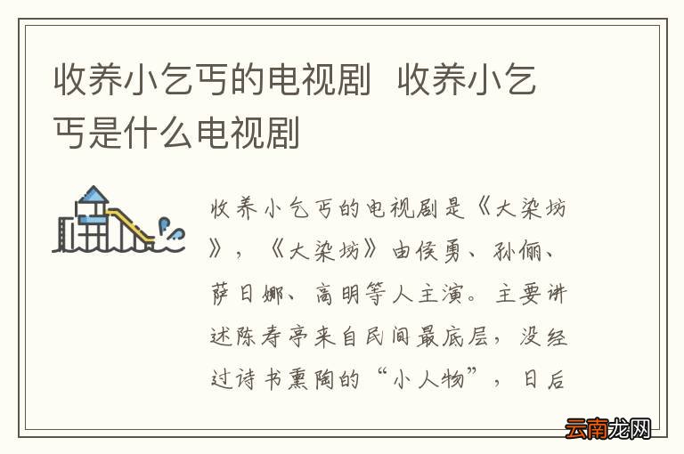 收养小乞丐的电视剧收养小乞丐是什么电视剧