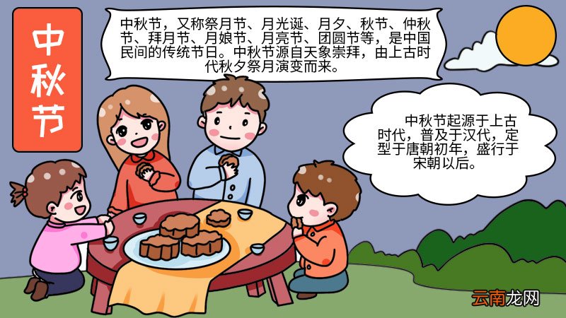中秋节手抄报的画法步骤 画中秋节手抄报的方法