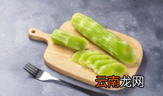 莴笋削皮后怎么保存 莴笋削皮后如何保存