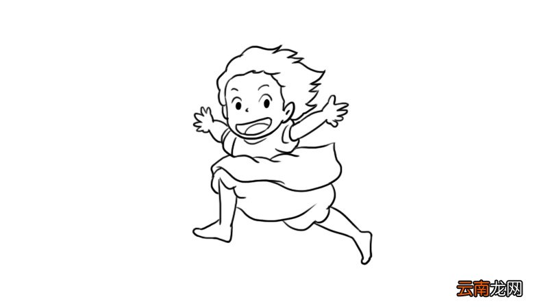 波妞简笔画