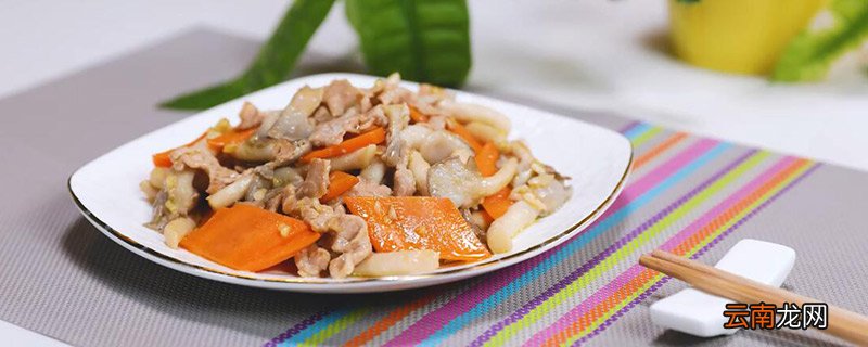 蘑菇肉片的做法 蘑菇肉片怎么做