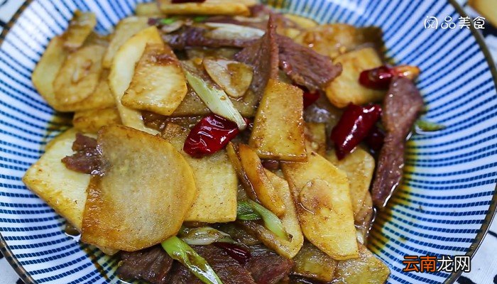 白地瓜炒肉片怎么做 白地瓜炒肉片的做法