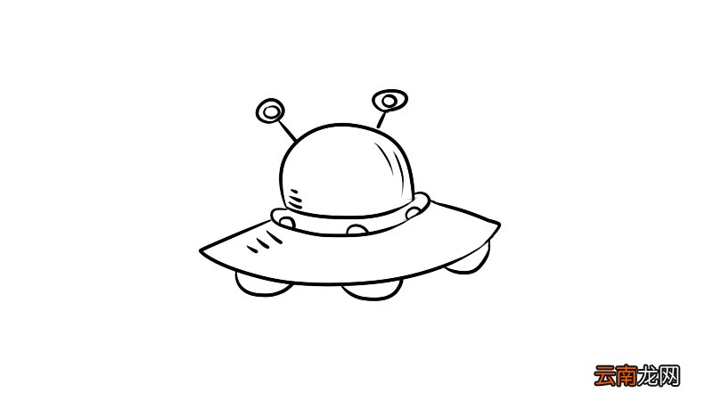 科幻画简笔画
