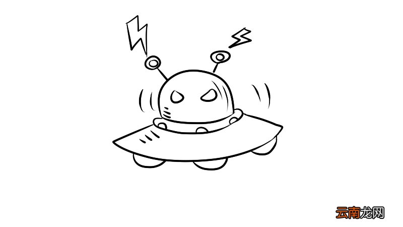 科幻画简笔画