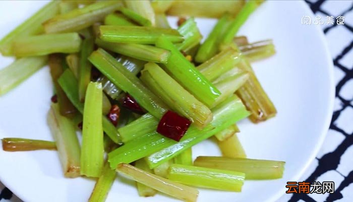 芹菜怎么炒不老 炒芹菜