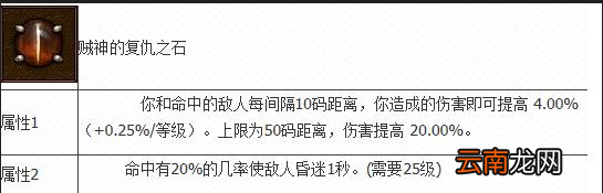《暗黑破坏神3：夺魂之镰》贼神的复仇之石属性实测介绍攻略