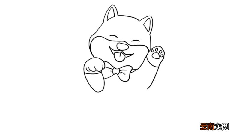 小柴犬简笔画的教程小柴犬简笔画怎么画
