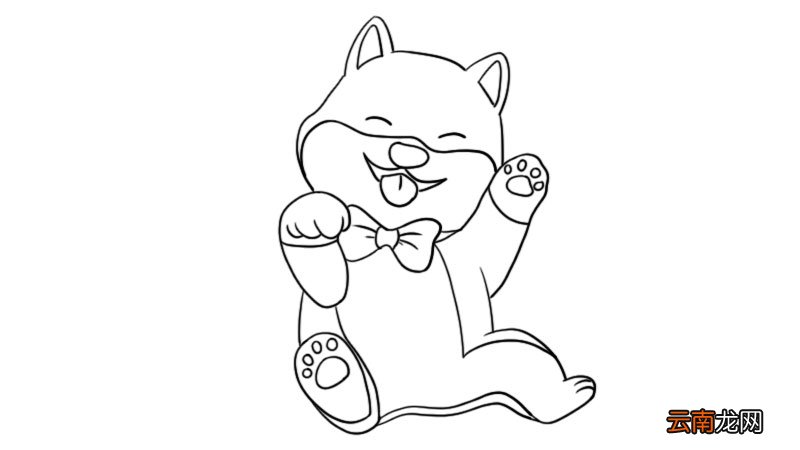 小柴犬简笔画的教程小柴犬简笔画怎么画